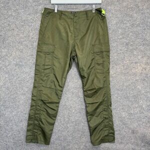 PRPS Jim Jones Nylon‎ Cargo Pants Mens 32 Mesh Lined Army Green Rare NEW